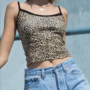 Brandy Melville leopard print tank